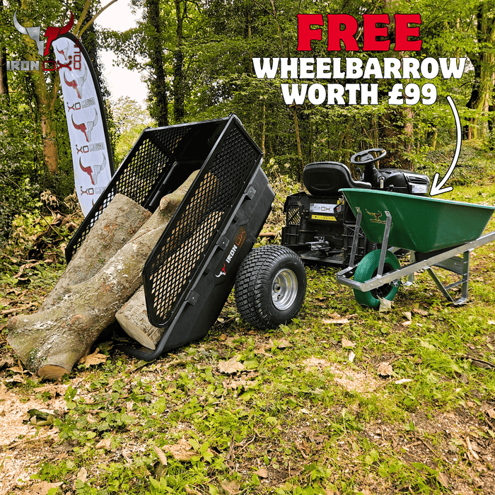 Iron Ox Haul 10 - ATV Tipping Trailer & Wheelbarrow Bundle