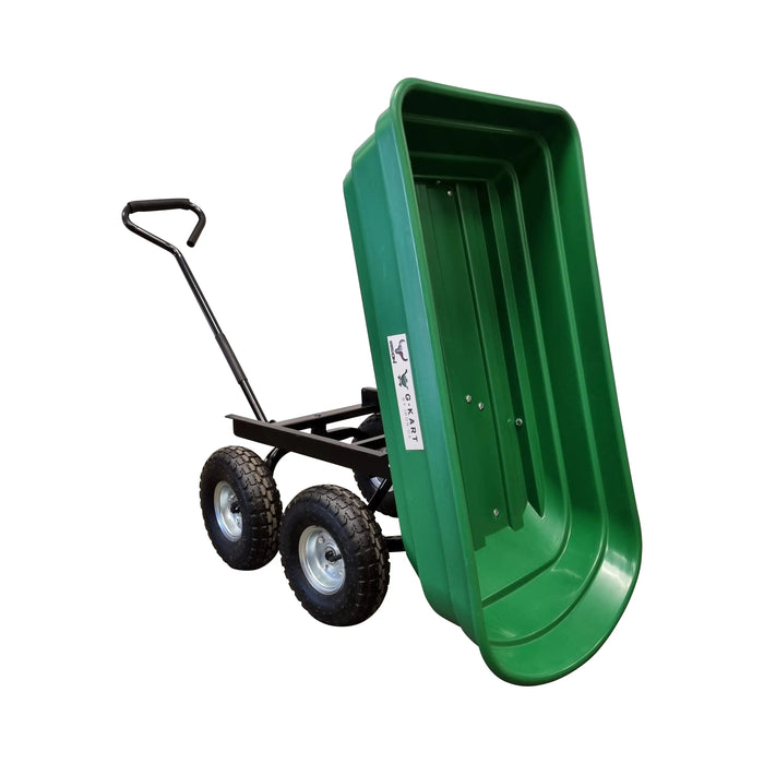 A Garden trolley Cart -G-Kart 266KG with a black handle, perfect for all your gardening needs.