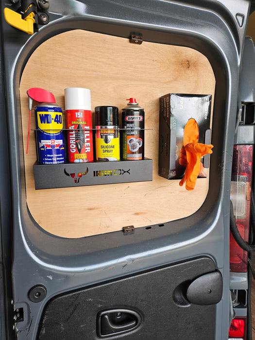 MegaMaxx Silicone Adhesive Grease Spray – Aerosol Can With Storage Dispenser (Black)