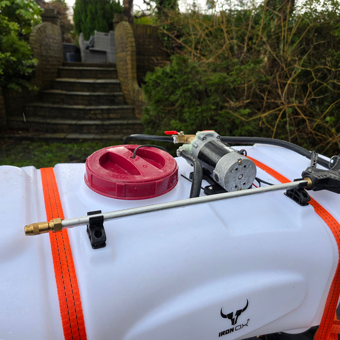 ATV Quad Bike Sprayer 60L – Hand Lance + 1.6m Boom for Weed & Paddock Spraying UK