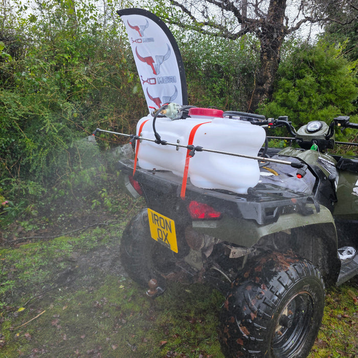 ATV Quad Bike Sprayer 60L – Hand Lance + 1.6m Boom for Weed & Paddock Spraying UK