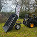 Iron Ox Small steel quad bike trailer for transporting tools feed and logs on a farm