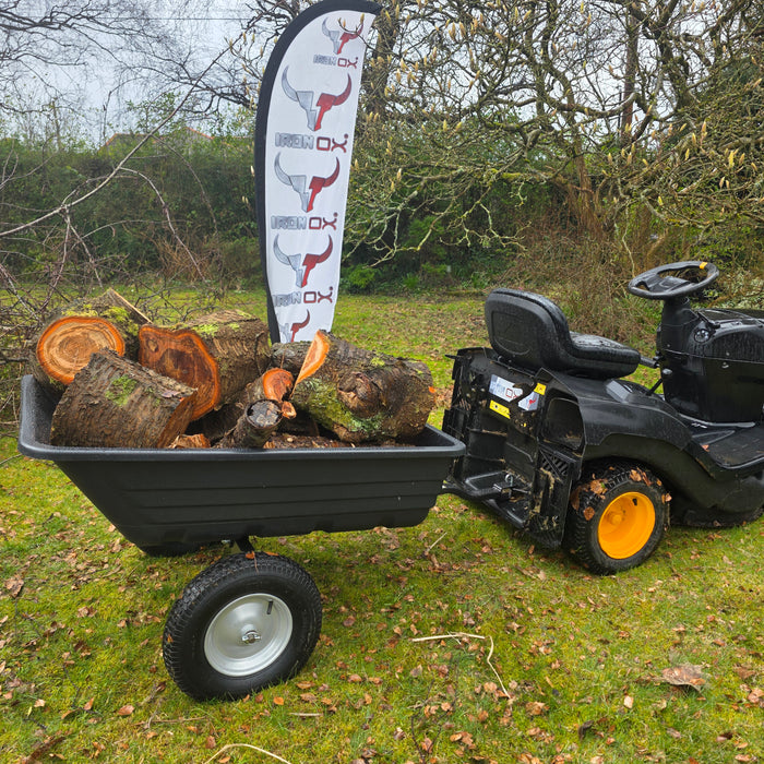 Iron Ox Quad bike trailer UK heavy duty ATV farm trailer for garden and equestrian use