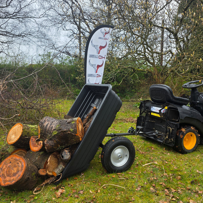 Iron Ox ATV tow behind trailer for quad bikes used on farms and horse yards
