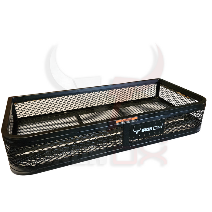 A heavy-duty ATV Front Basket Rack Universal Fitment with a white background.