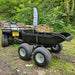 Iron Ox Haul 12 ATV tipping trailer with 1200lb capacity and 4-wheel off-road design