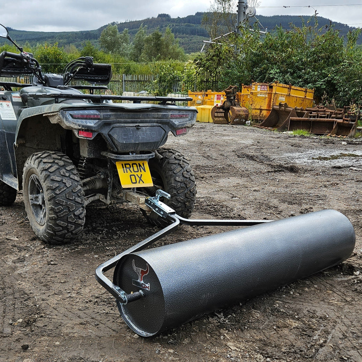 Lawn Roller Achieve Perfectly Level Lawns — IRON OX