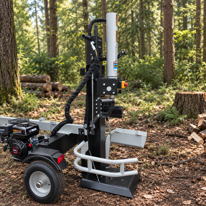 22 Ton Petrol Log Splitter for Efficient Firewood Splitting | Iron Ox 22T