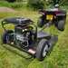 Tow behind pasture topper with petrol engine for quads and ATVs.