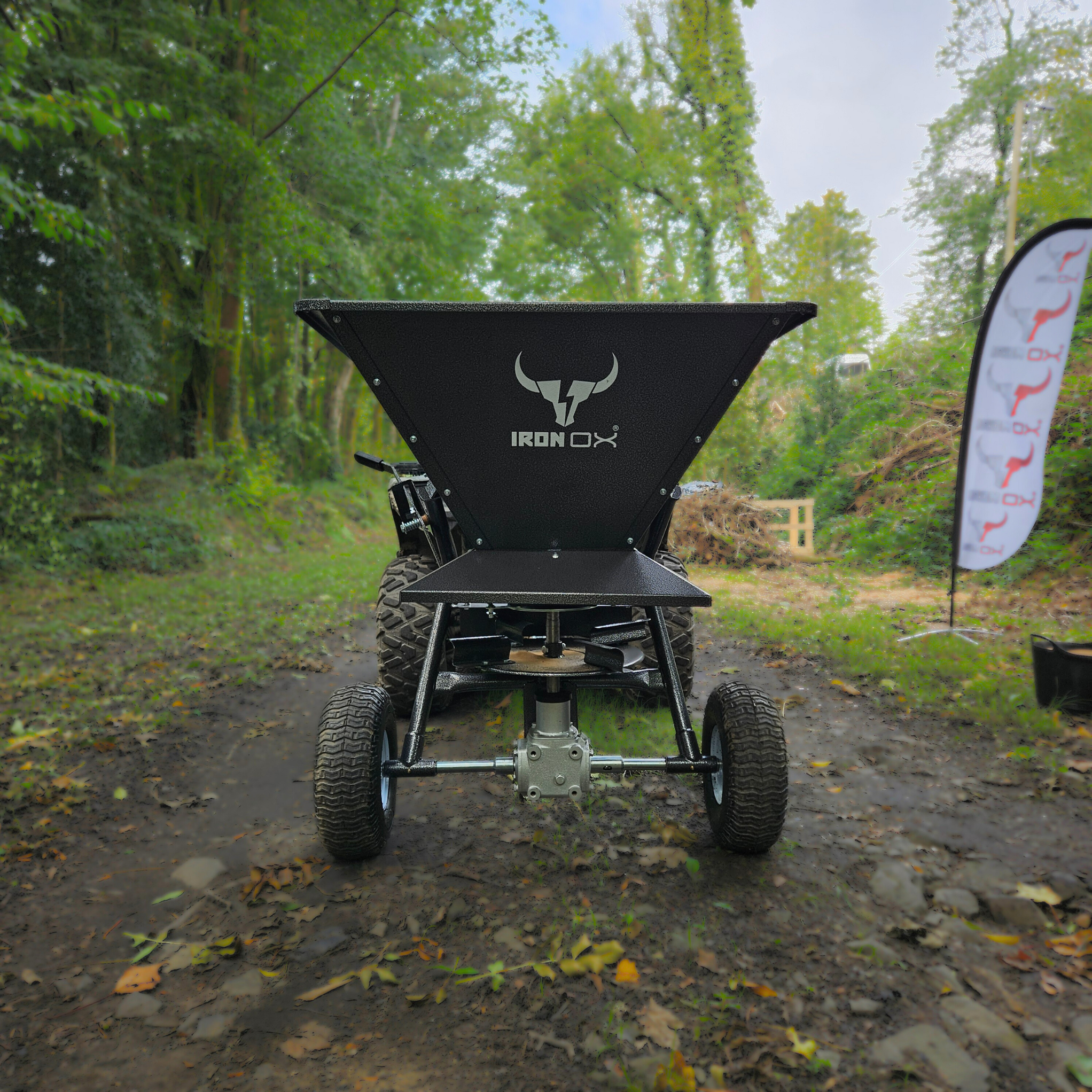 Towable Spreader - Achieve Perfect Lawn Care with Ease — IRON OX