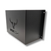 Black metal General Purpose Metal Storage Box - Large case with a bull logo and the text "king cx" on the side, displayed at an angle on a white background.
