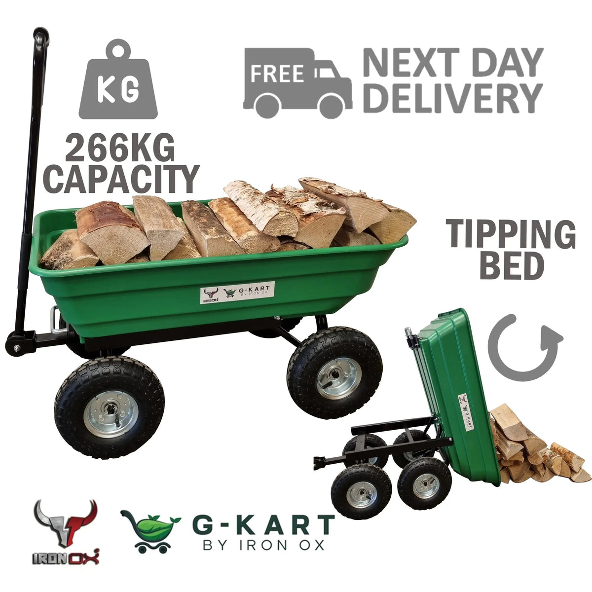 Garden trolley Cart -G-Kart 266KG — IRON OX
