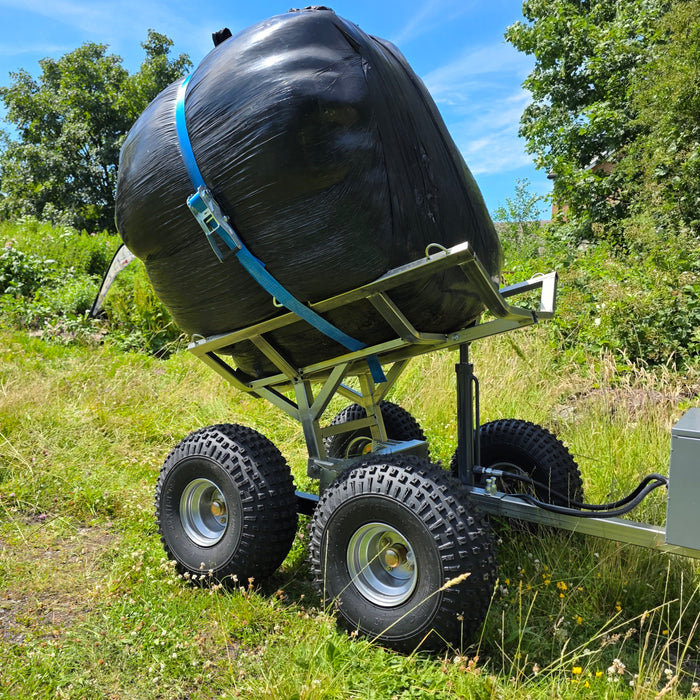 ATV Bale Trailer - Hydraulic Tipping Capacity 500kg