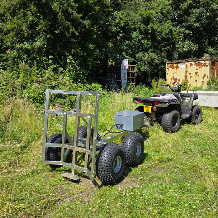 ATV Bale Trailer - Hydraulic Tipping Capacity 500kg
