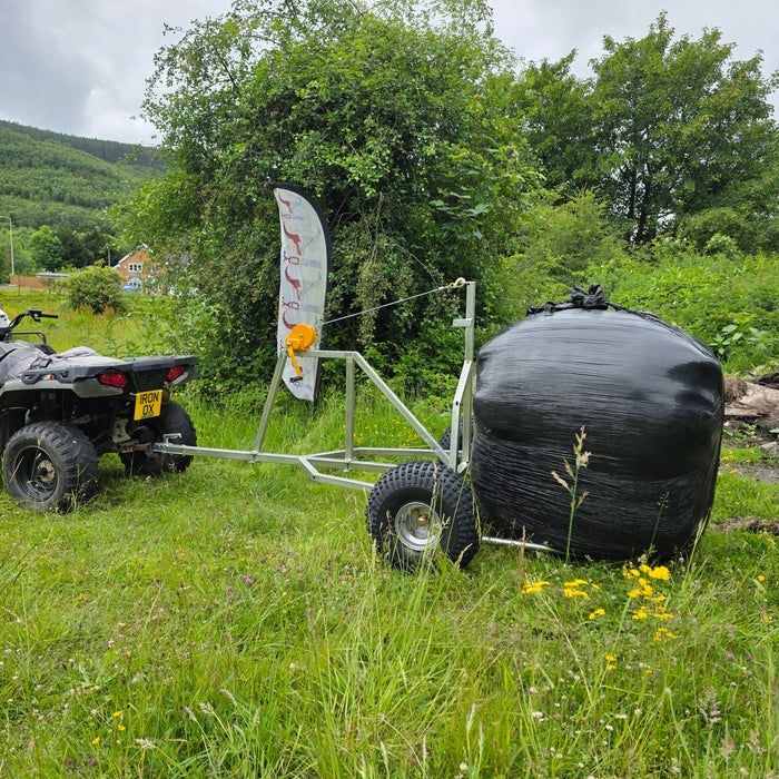 ATV Hay Bale Trailer - 500kg Capacity for ATV |Iron Ox HayHaul Manual