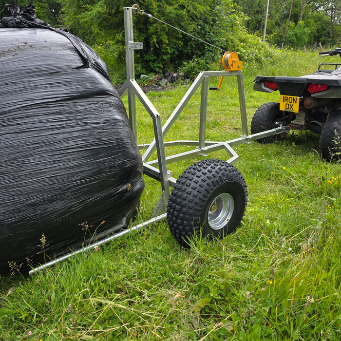 ATV Hay Bale Trailer - 500kg Capacity for ATV |Iron Ox HayHaul Manual
