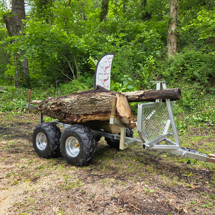 ATV Logging Trailer | 1400kg Forestry Timber Trailer | Iron Ox TimberHaul 1400