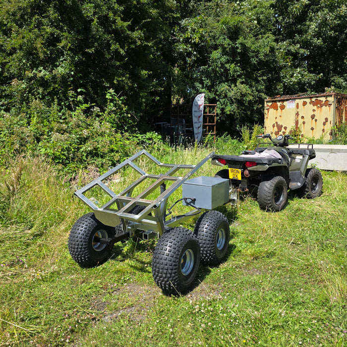 ATV Bale Trailer - Hydraulic Tipping Capacity 500kg