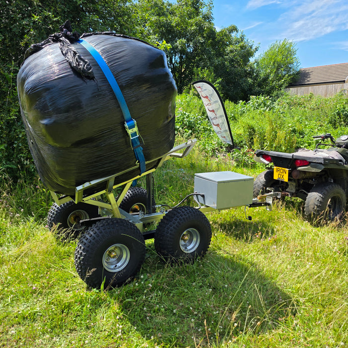 ATV Bale Trailer - Hydraulic Tipping Capacity 500kg