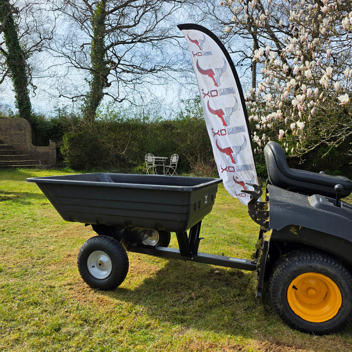 Haul 4 Mower Trailer - Tipping Trailer 400lb Iron Ox