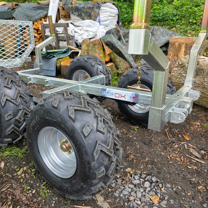 ATV Logging Trailer | 1400kg Forestry Timber Trailer | Iron Ox TimberHaul 1400