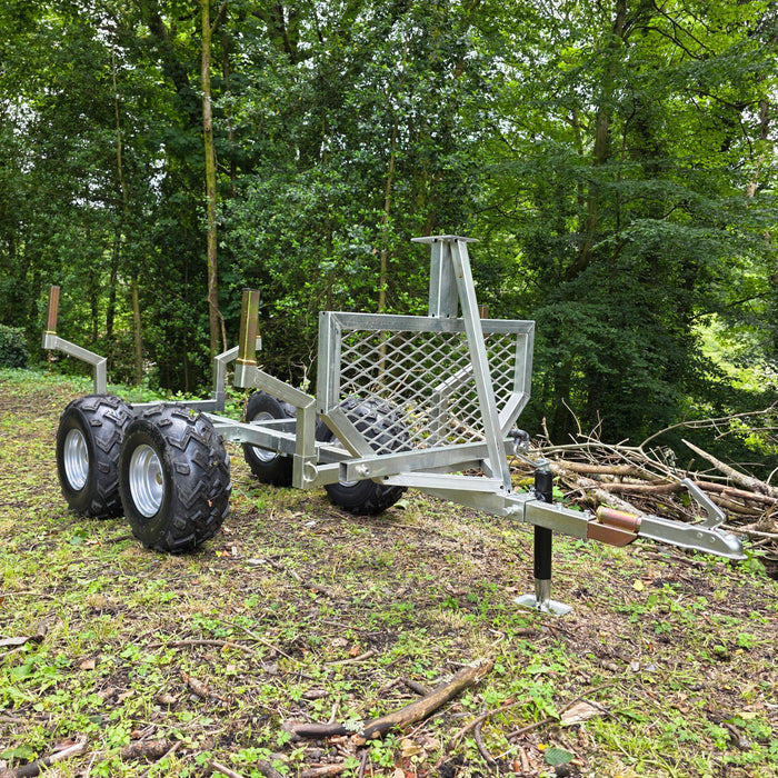ATV Logging Trailer | 1400kg Forestry Timber Trailer | Iron Ox TimberHaul 1400