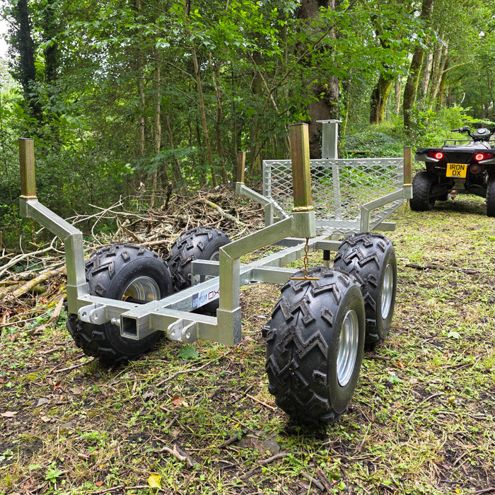 ATV Logging Trailer | 1400kg Forestry Timber Trailer | Iron Ox TimberHaul 1400