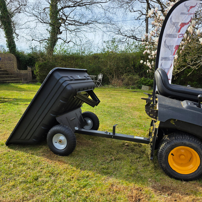 Haul 4 Mower Trailer - Tipping Trailer 400lb Iron Ox