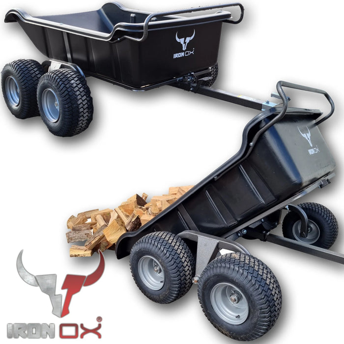 ATV Tipping Trailer - Iron Ox Haul 15 - 4 Wheel Trailer