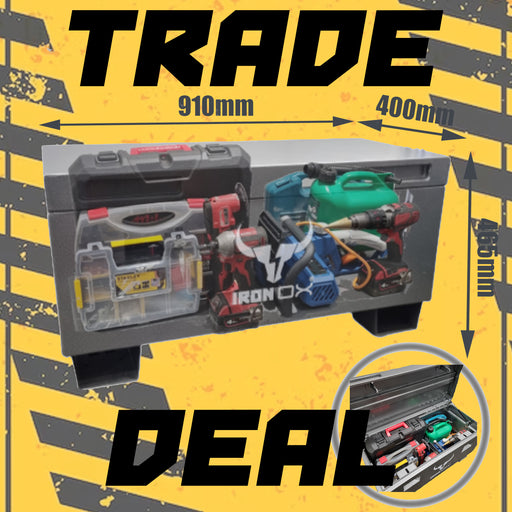 A Job Site Tool Box Vault - 36" - TRADE DEAL with the words trade deal on it.