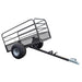 A black Iron Ox® Haul 125- Tipping Trailer 1250lb on a white background.