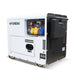 A Hyundai DHY6000SE generator for backup power on a white background.