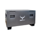 A heavy duty Iron Ox 45 Steel Job Site Tool box with the word bull on it. (PRE-ORDER)