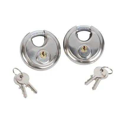 Two Job Site Tool Box Vault - 36" padlocks on a white background, heavy duty.