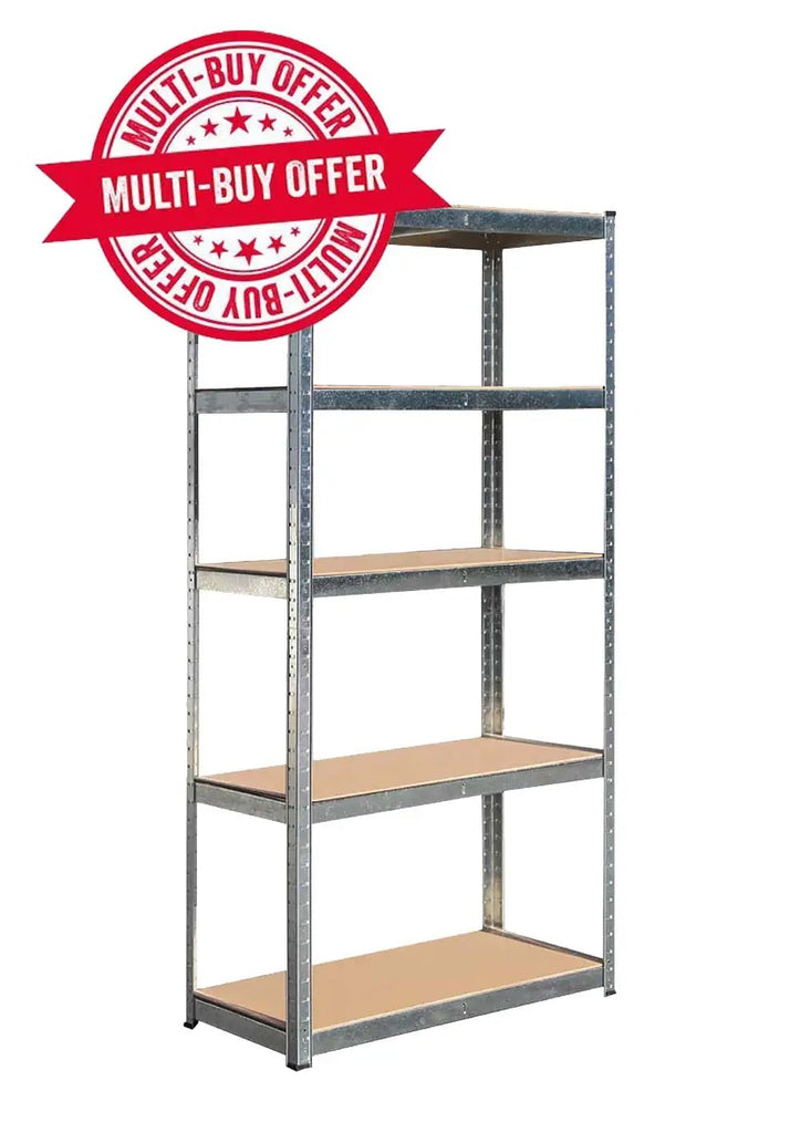 5 Tier Steel Shelving Unit Garage Racking — IRON OX